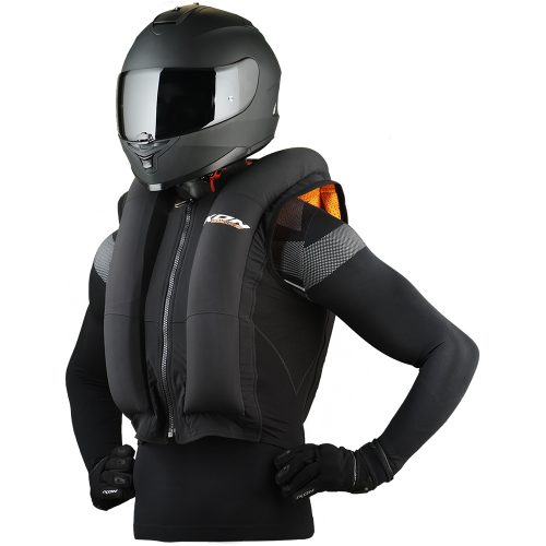 GILET AIRBAG IX-AIRBAG U03 IXON NOIR/ORANGE