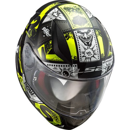 CASQUE RAPID MINI VIGNETTE BLACK H-V FF353 LS2