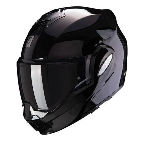 CASQUE EXO-TECH EVO SOLID NOIR GLOSSY SCORPION