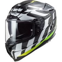 CASQUE CHALLENGER CT2 CARBON FLAMES WHITE FF327 LS2