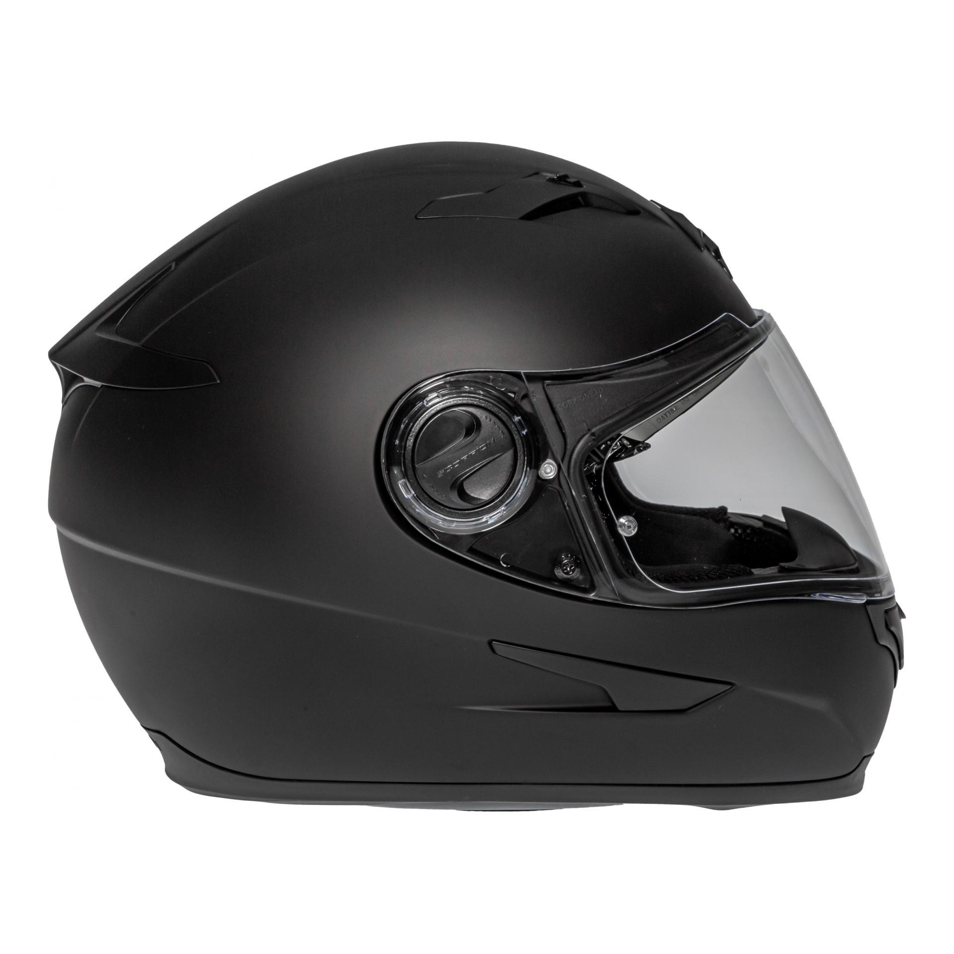 CASQUE EXO-490 SOLID NOIR MAT SCORPION