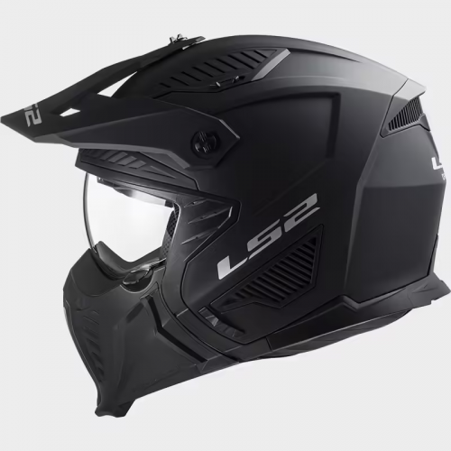 CASQUE DRIFTER SOLID MATT BLACK OF606 LS2
