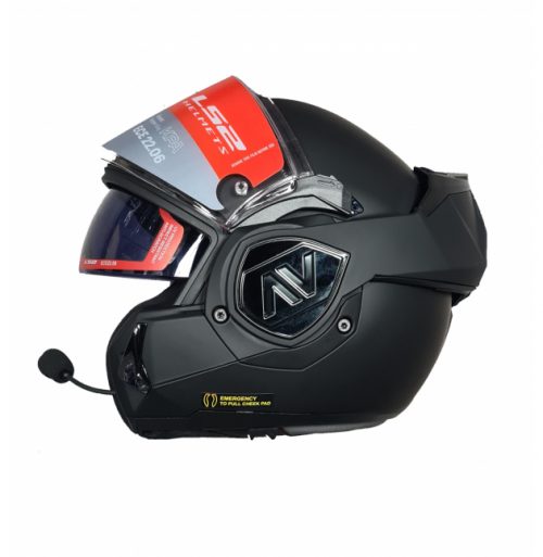 CASQUE ADVANT MATT BLACK WITH LRP FF906 LS2