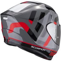 CASQUE EXO-391 AROK GRIS-ROUGE-NOIR SCORPION