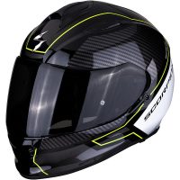 CASQUE EXO-510 AIR FRAME NOIR-JAUNE SCORPION