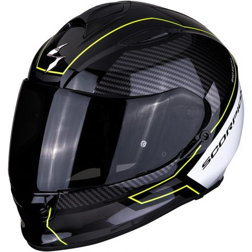 CASQUE EXO-510 AIR FRAME NOIR-JAUNE SCORPION