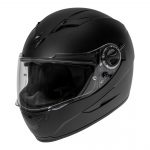 CASQUE EXO-490 SOLID NOIR MAT SCORPION