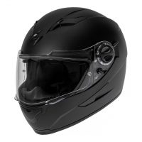 CASQUE EXO-490 SOLID NOIR MAT SCORPION