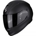 CASQUE EXO-491 SOLID NOIR MAT SCORPION