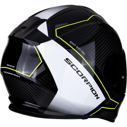 CASQUE EXO-510 AIR FRAME NOIR-JAUNE SCORPION