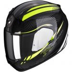 CASQUE EXO-390 STING NOIR-JAUNE SCORPION
