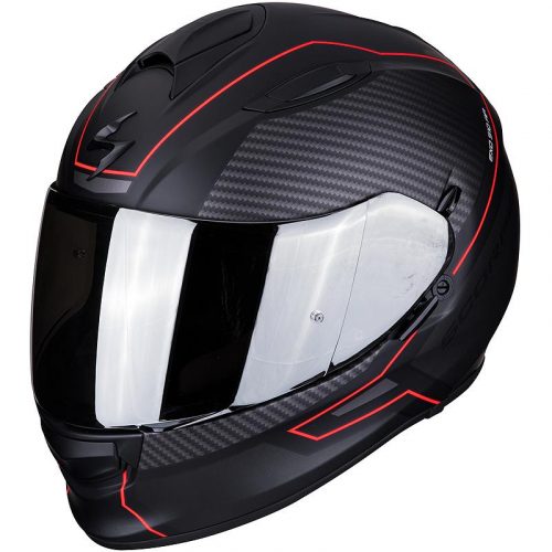 CASQUE EXO-510 AIR FRAME NOIR-ROUGE SCORPION