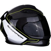 CASQUE EXO-510 AIR FRAME NOIR-JAUNE SCORPION