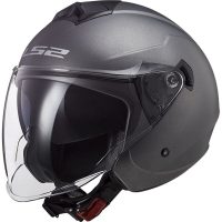 CASQUE TWISTER II SINGLE MONO MATT TITANIUM OF573 LS2