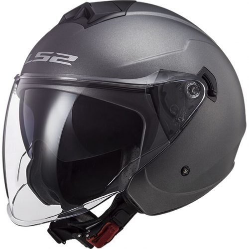 CASQUE TWISTER II SINGLE MONO MATT TITANIUM OF573 LS2