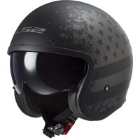 CASQUE SPITFIRE BLACK FLAG OF599 LS2