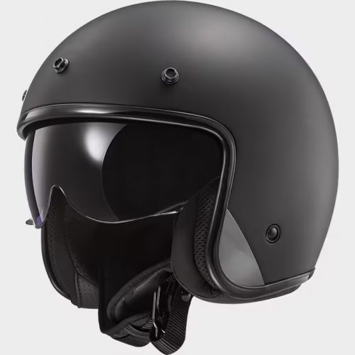CASQUE BOB SOLID MATT BLACK OF601 LS2
