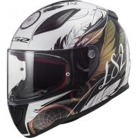 CASQUE RAPID BOHO WHITE BLACK PINK FF353 LS2