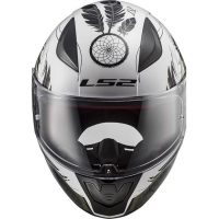 CASQUE RAPID BOHO WHITE BLACK PINK FF353 LS2