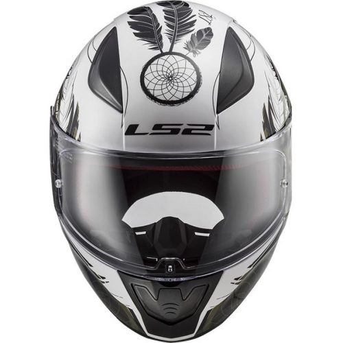 CASQUE RAPID BOHO WHITE BLACK PINK FF353 LS2