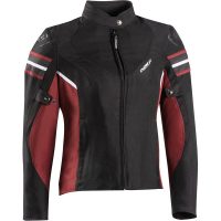 BLOUSON ILANA EVO LADY NOIR/BORDEAUX IXON
