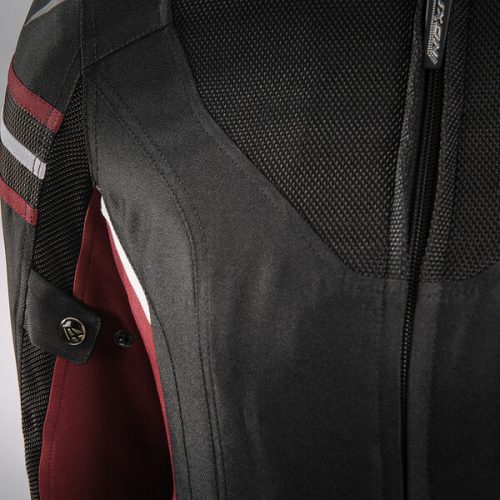 BLOUSON ILANA EVO LADY NOIR/BORDEAUX IXON