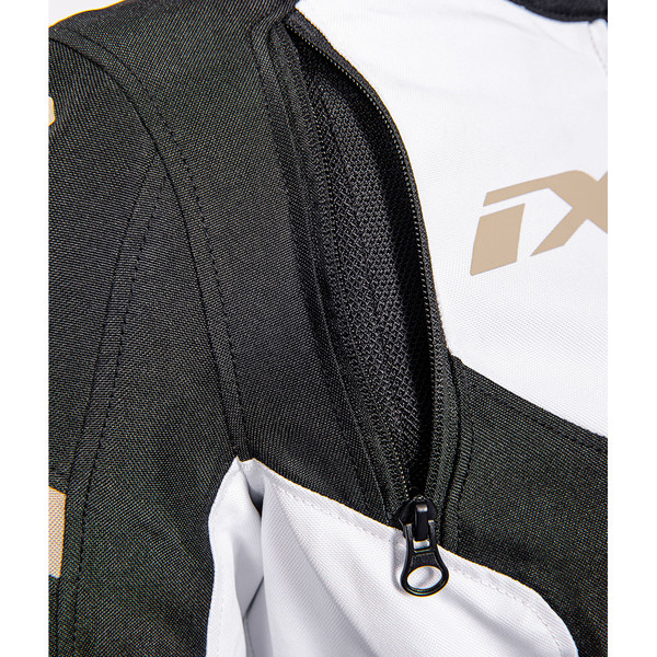 BLOUSON STRIKER NOIR/BLANC/OR FEMME IXON