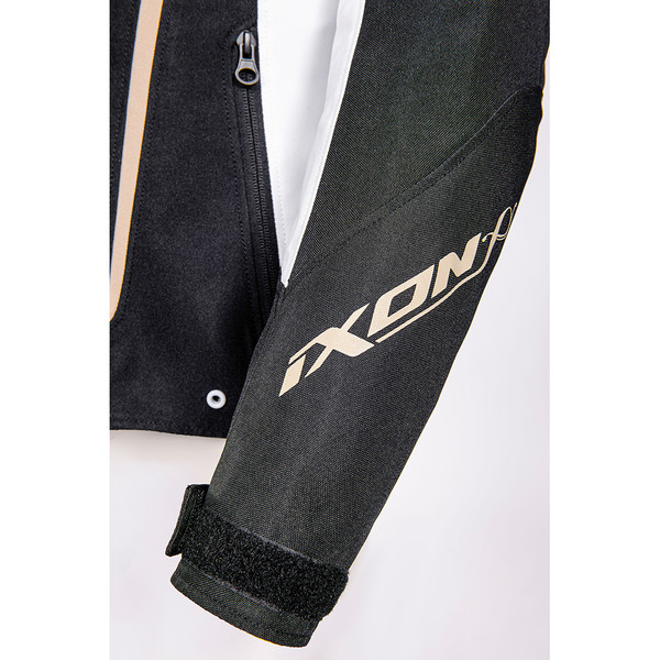 BLOUSON STRIKER NOIR/BLANC/OR FEMME IXON