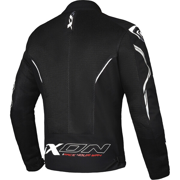 BLOUSON FLICKER NOIR/BLANC IXON