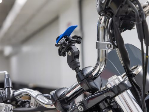 SUPPORT MOTO A TIGE FILETEE QUAD LOCK