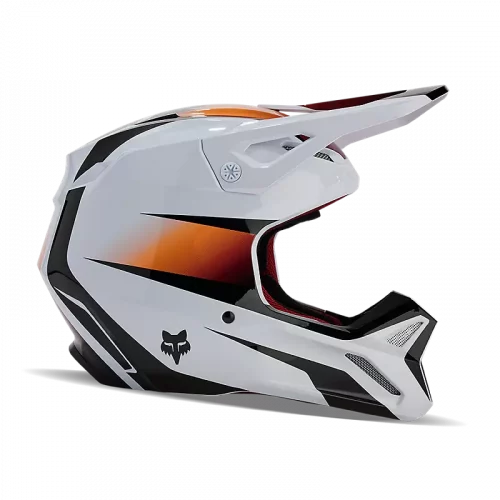 CASQUE V1 FLORA BLANC-NOIR FOX
