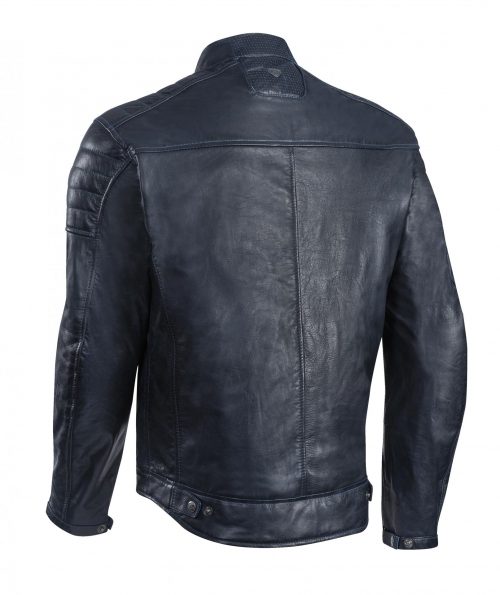 BLOUSON CUIR SPARK NAVY IXON 