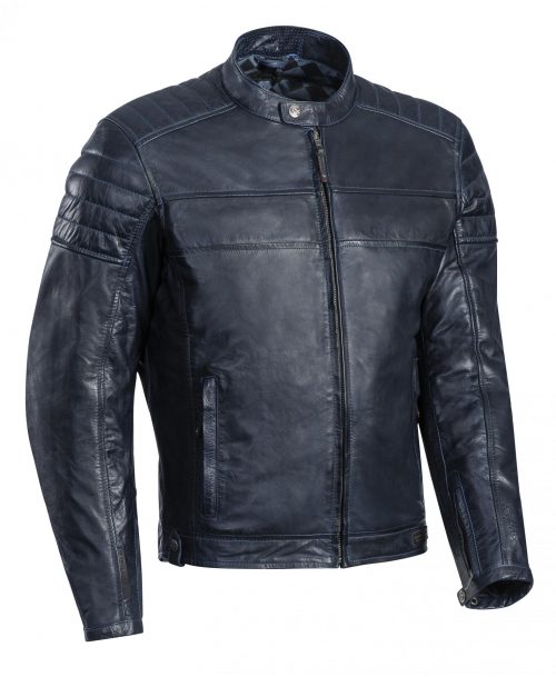 BLOUSON CUIR SPARK NAVY IXON 
