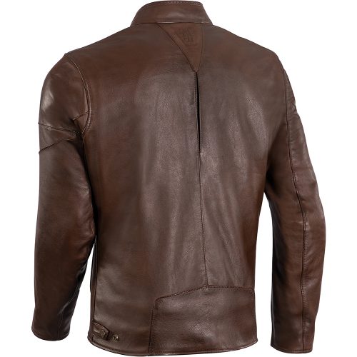 BLOUSON CUIR CRANKY MARRON IXON