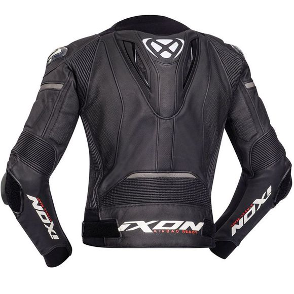 BLOUSON CUIR VENDETTA JK EVO NOIR/BLANC IXON