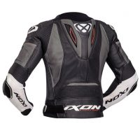 BLOUSON CUIR VENDETTA JK EVO NOIR/GRIS/BLANC IXON