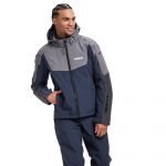 BLOUSON MOTO YAMAHA GRIS/BLEU