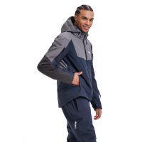 BLOUSON MOTO YAMAHA GRIS/BLEU