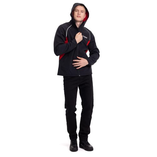 VESTE SOFTSHELL YAMAHA REVS NOIR/ROUGE