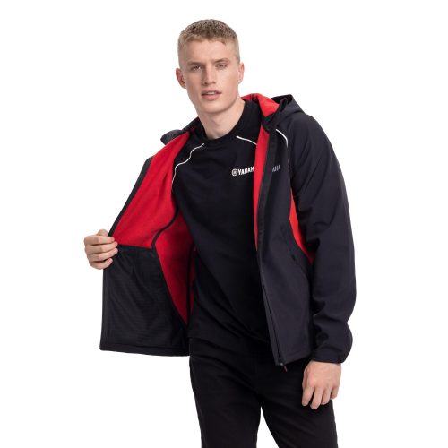 VESTE SOFTSHELL YAMAHA REVS NOIR/ROUGE