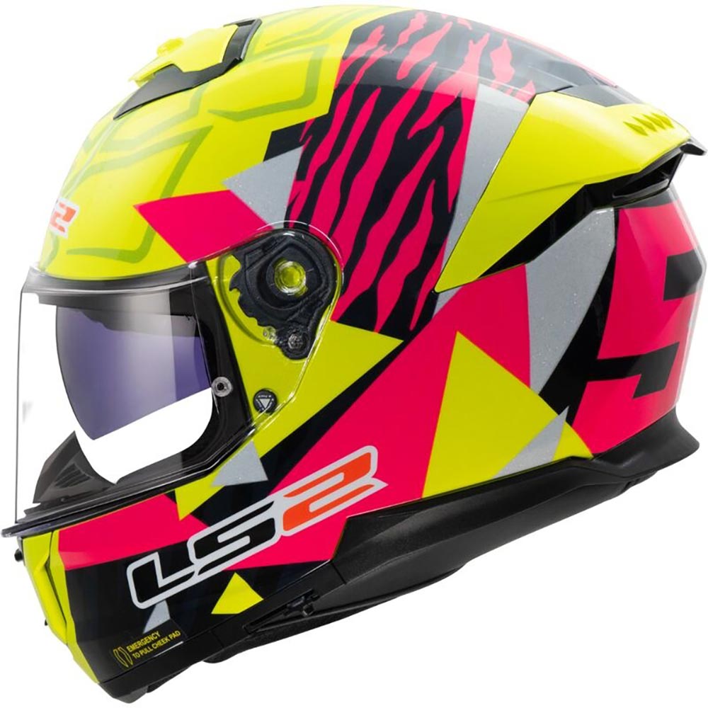 CASQUE STREAM II TIGER FLUO LS2