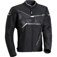 BLOUSON IXON SLASH NOIR-BLANC