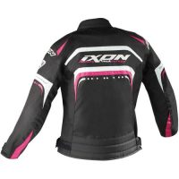 BLOUSON IXON KID LOVER NOIR-BLANC-ROSE