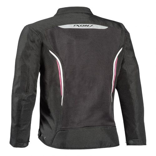 BLOUSON IXON COOL AIR C-SIZING LADY NOIR-BLANC-ROSE