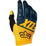 GANTS FOX DIRTPAW RACE NAVY/JAUNE