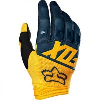 GANTS FOX DIRTPAW RACE NAVY/JAUNE
