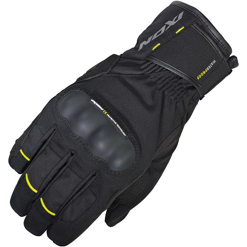 GANTS IXON PRO RUSSEL NOIR-JAUNE VIF