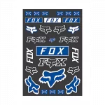 AUTOCOLLANT FOX HERITAGE BLEU