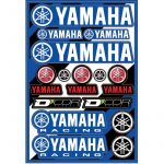 PLANCHE D'AUTOCOLLANTS YAMAHA COR2