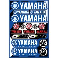 PLANCHE D'AUTOCOLLANTS YAMAHA COR2